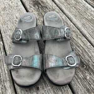 Dansko Iridescent Slide Sandals
